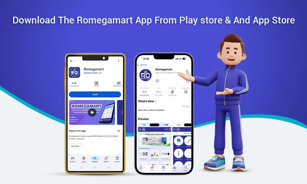 Download The Romegamart App to Access Premium Wholesale Domestic Spares for Water Purifiers